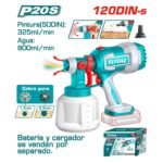 Pistola para pintar de 1000ml 20v Total - Imagen 4