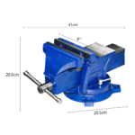 Tornillo de banco 8" Wadfow - Imagen 3
