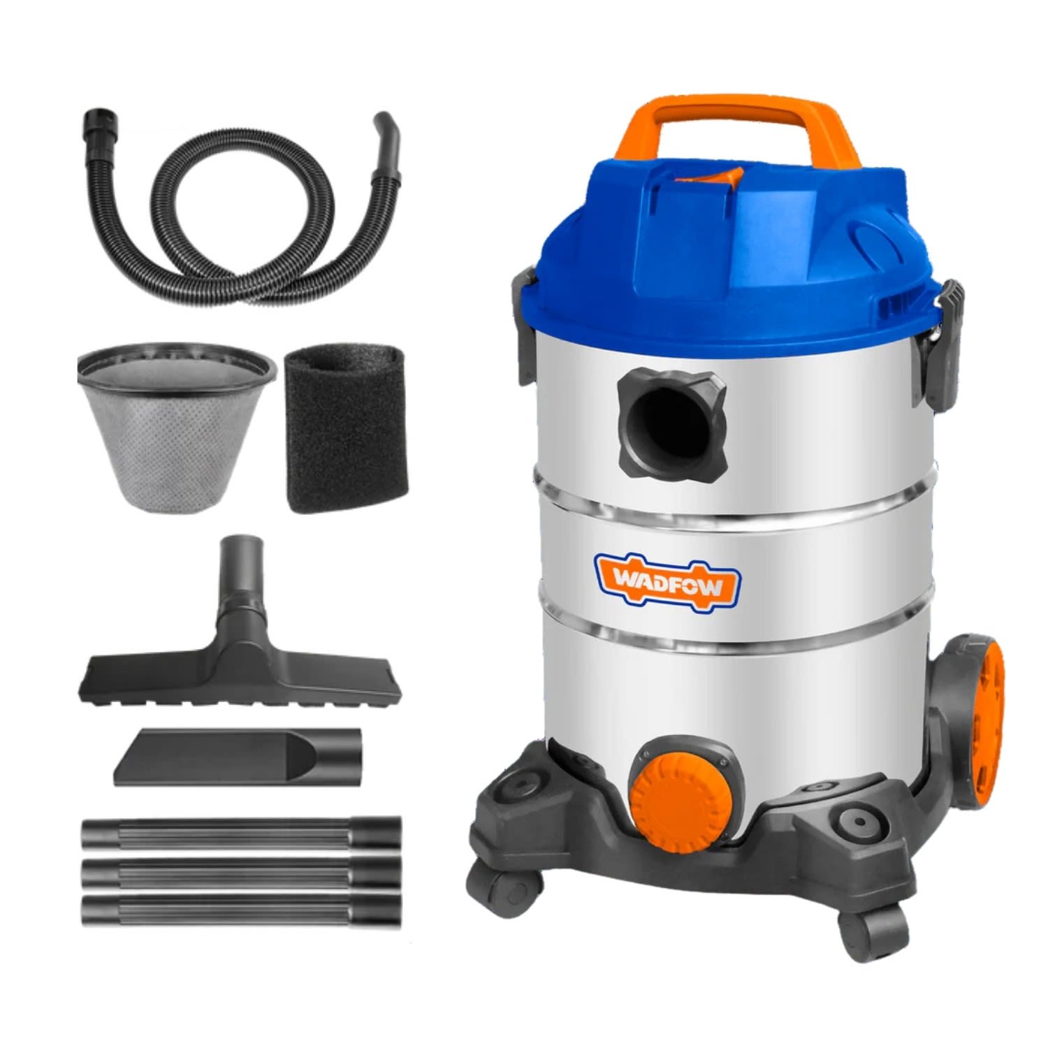 wvr4a309064 Aspiradora 30L 1200w Tanque Metálico Wadfow - Imagen 1