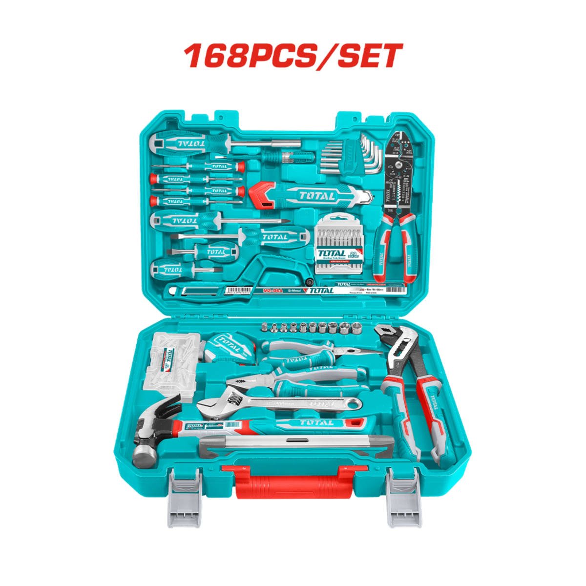 x-thkthp21686-275682280 Set de Herramientas Manuales 168pcs THKTHP21686 Total - Imagen 1