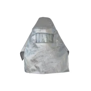 CAPUCHA CON CASCO DE RAYÓN ALUMINIZADO CON CASCO JOCKEY CON VISOR