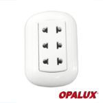 TOMACORRIENTE TRIPLE BLANCO UNIVERSAL 16AMP