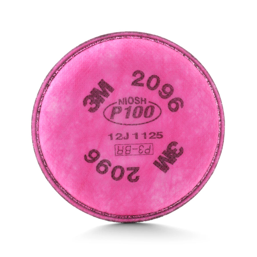 3M 2096 Filtro P100 para Partículas con alivio de niveles molestos de Gases Ácidos