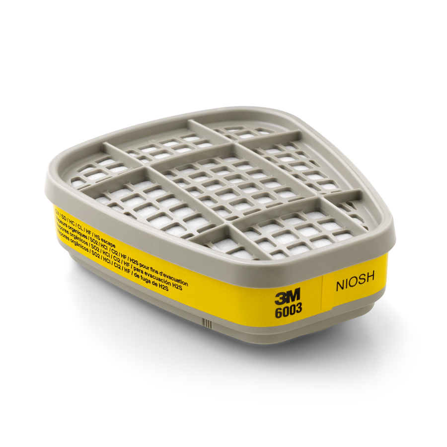 3M 6003 Cartucho para Vapores Orgánicos/Gases Ácidos