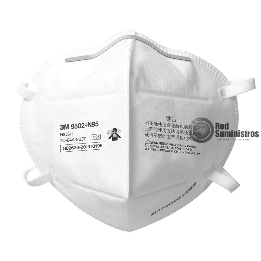 3M 9502+ Respirador para Partículas N95