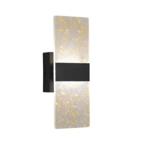 APLIQUE DE PARED ESCARCHA NEGRO