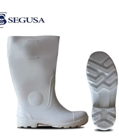 BOTA DE PVC BLANCA SEGUSA