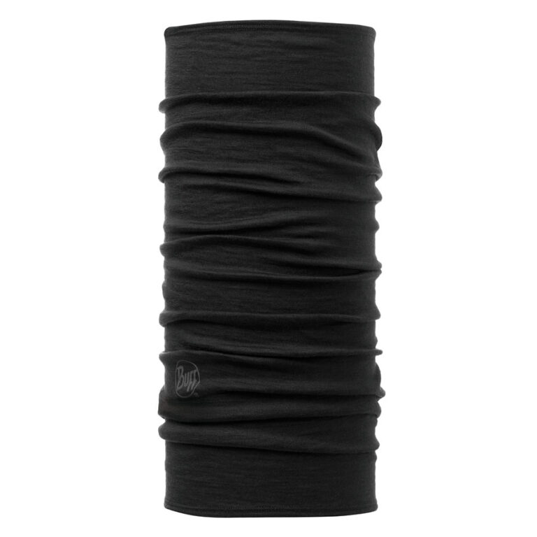 tubular buff merino wool negro