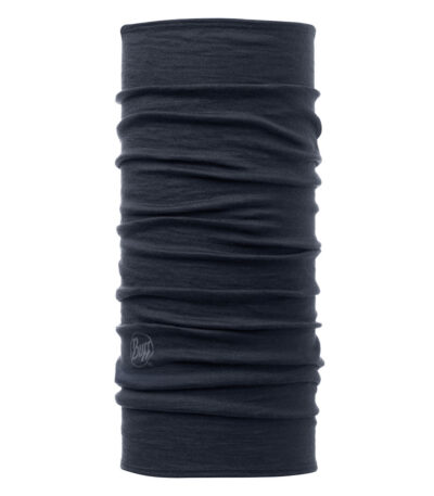 tubular buff merino wool azul marino