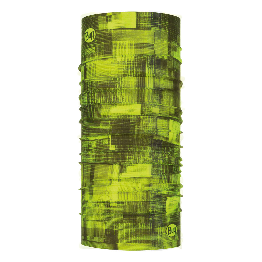 Tubular BUFF Original Ecostretch Plates Amarillo Fluor