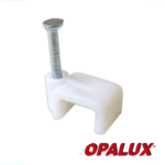 GRAPA CUADRADA 100PCS BLANCO