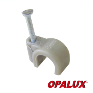 GRAPA P/CABLE REDONDO Nº6 100PCS PLOMO