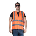 CHALECO REFLECTIVO PESADO NARANJA