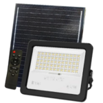 REFLECTOR LED CON PANEL SOLAR DE ABS 150W