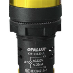 INDICADOR TIPO LED, COLOR AMARILLO