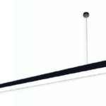 LAMPARA COLGANTE BARRA LED MODELO ASIS NEGRO