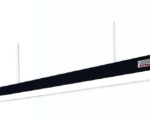 LAMPARA COLGANTE BARRA LED MODELO SIENA NEGRO