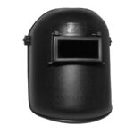 Careta para soldar con luna de vidrio negra #12