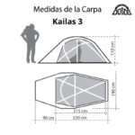 Doite Kailas 3 carpa alta montaña