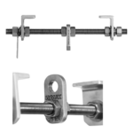 Anclaje para viga en I de 15″ – Inoxidable
