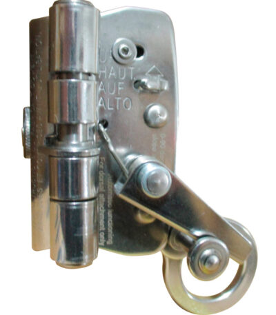 Freno con traba para cuerda de 11 a 13 mm