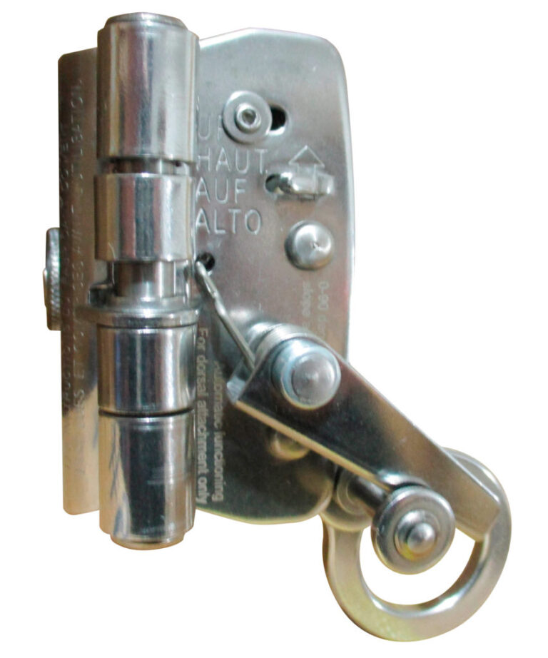 Freno con traba para cuerda de 11 a 13 mm