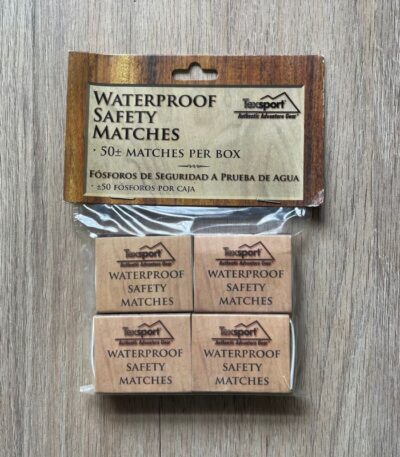 Texsport Fósforos Impermeables Resistentes al Agua