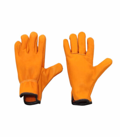 GUANTE CUERO RES AMARILLO