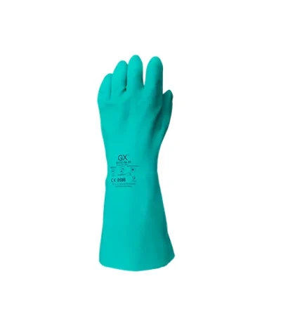 Guante industrial GX de nitrilo 13 pulgadas resistente a químicos