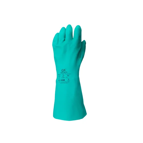 Guante industrial GX de nitrilo 13 pulgadas resistente a químicos