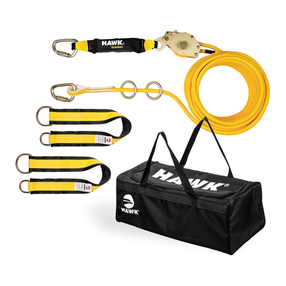 Línea de vida horizontal Hawk KC H03-75ft