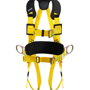 Arnés integral con apoyo lumbar, de 3 anillas y 4 hebillas