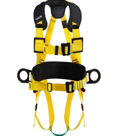 ARNÉS INTEGRAL DIELÉCTRICO CON APOYO LUMBAR, DE 3 ANILLAS Y 4 HEBILLAS