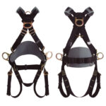 Arnés integral ignífugo, con apoyo lumbar de 4 anillas y 7 hebillas