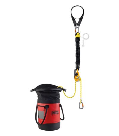 kit de rescate Petzl en acción