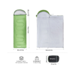 KingCamp Oasis 300 bolsa de dormir rectangular