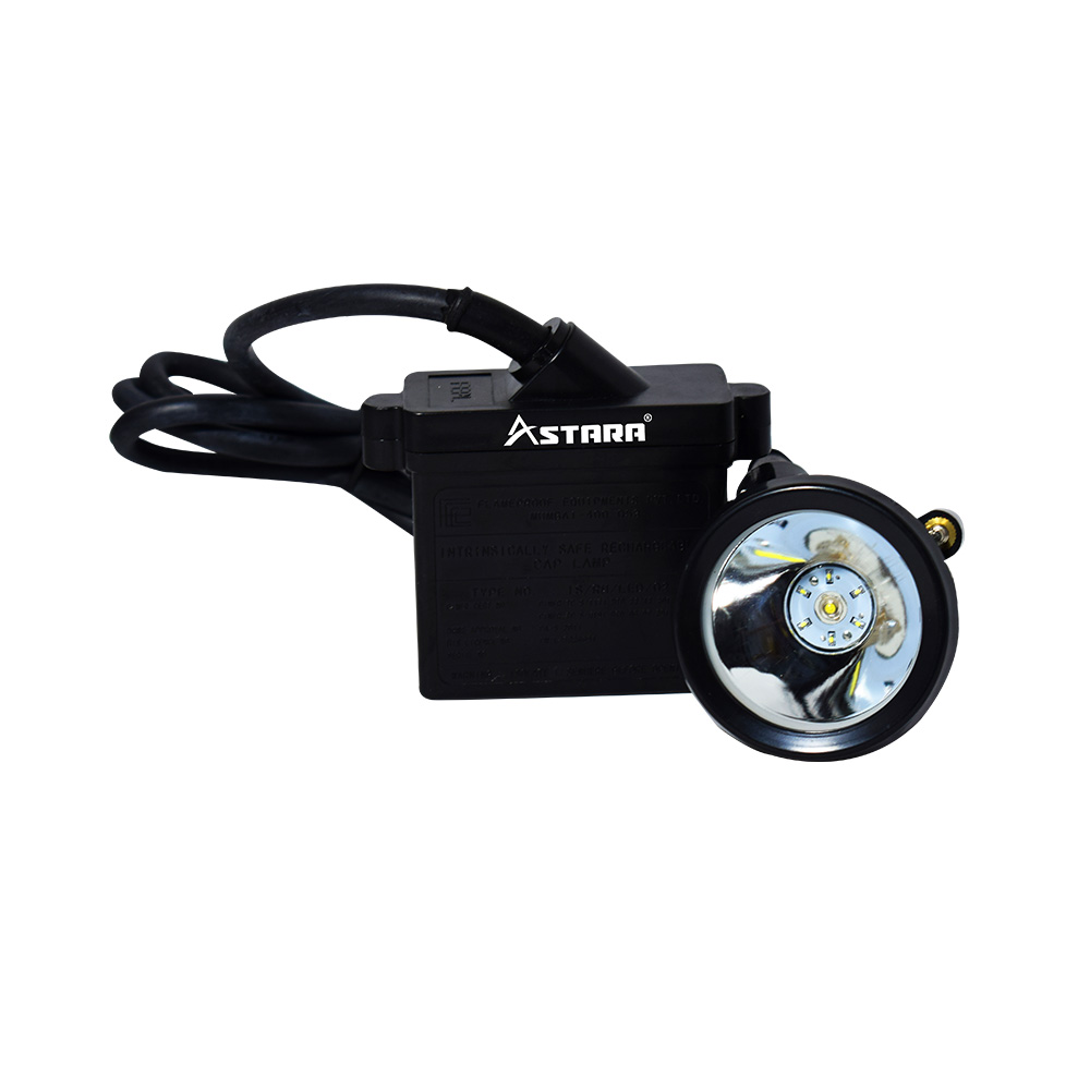 Lampara Minera Astara Led SMA Recargable Negro ASKL5M