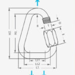 Maillón Triangular de Acero Edelrid Triangle