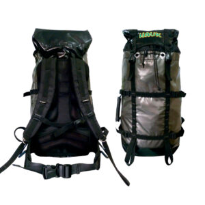 Mochila porta materiales, capacidad 50 litros