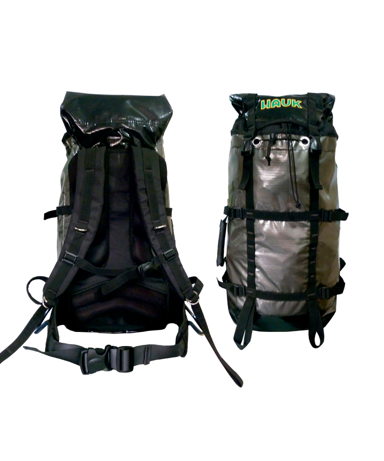 Mochila porta materiales, capacidad 50 litros