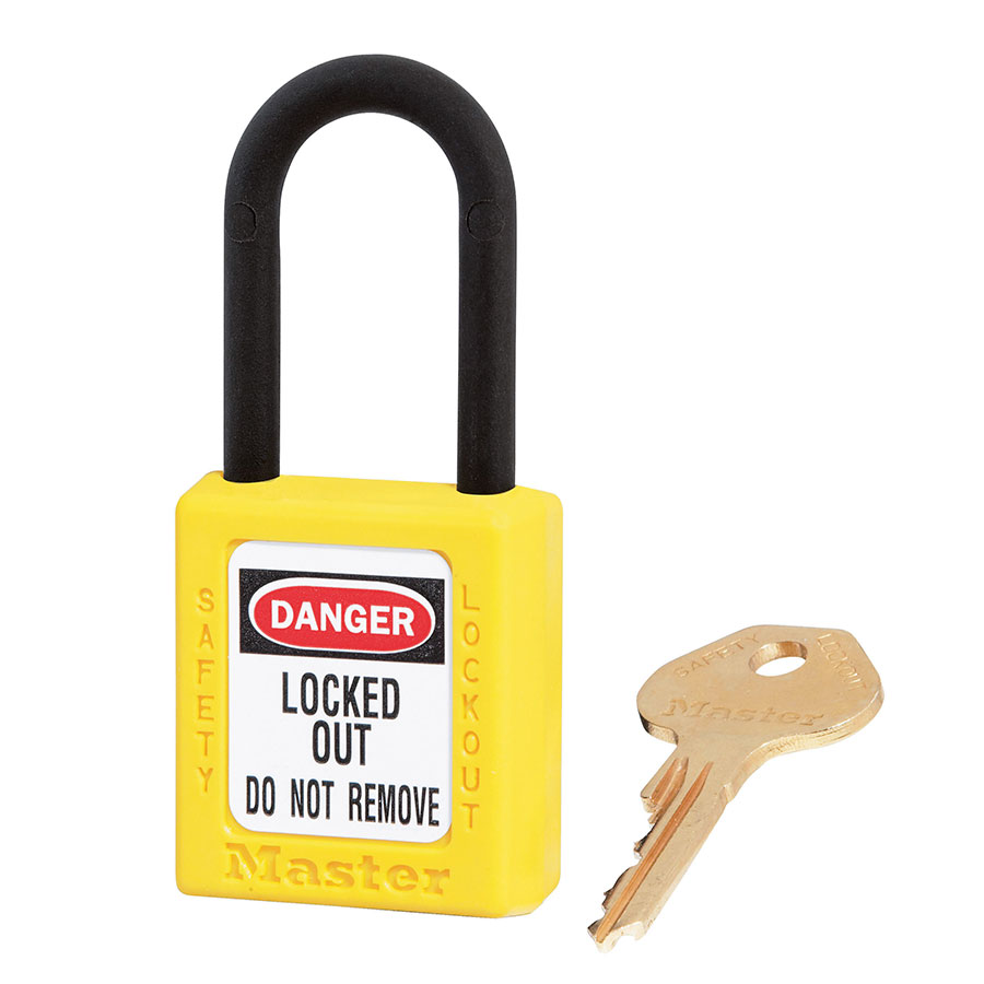 Master Lock 406YLW Candado dieléctrico para bloqueo
