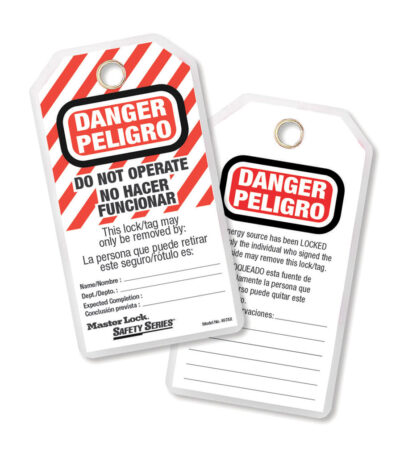 Tarjeta de bloqueo Master Lock 497AX