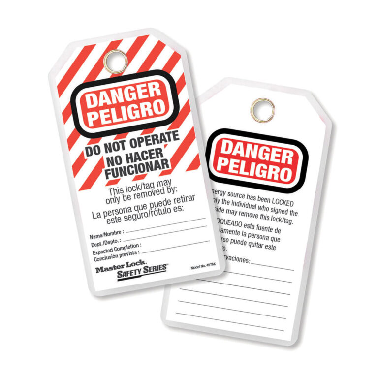 Tarjeta de bloqueo Master Lock 497AX