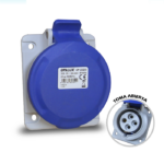 BASE EMPOTRABLE INCLINADA HEMBRA OPALUX PA6/ABS LATON