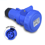 BASE MOVIL HEMBRA OPALUX PA6 LATON 2P + T 16A