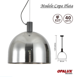 LAMPARA COLGANTE DE OPALUX