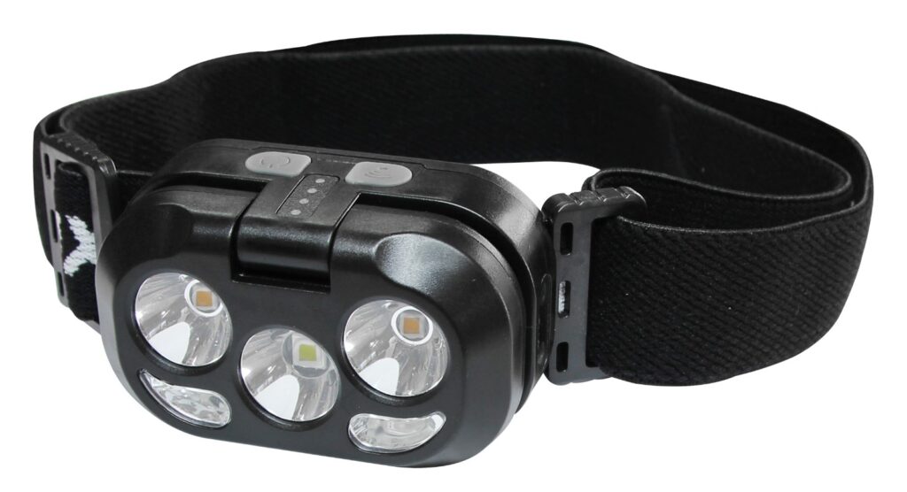 LINTERNA FRONTAL RECARGABLE CON SENSOR 5W
