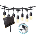 GUIRNALDA CON PANEL SOLAR