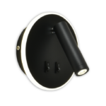APLIQUE LED NEGRO