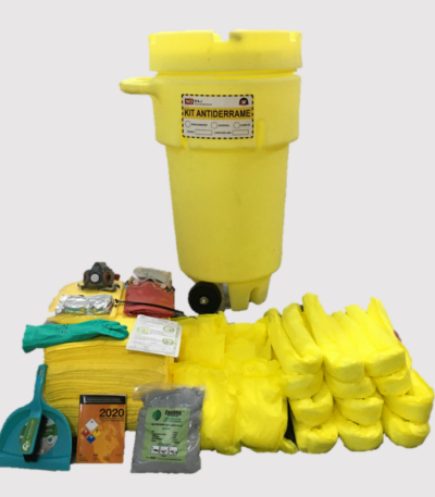Kit Antiderrame Quimicos Overpack 50GLN con ruedas